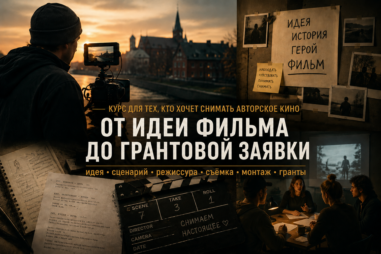 Кинопроцесс на курсе